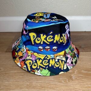 Pokemon Unisex Toddler Kids Packable Bucket Hat